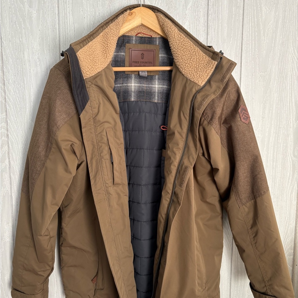 Free Country Men's Tan Performance Jacket Size M